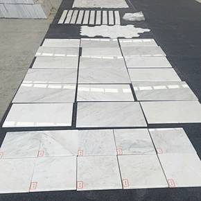 Orient White Marble Rectangle Tiles